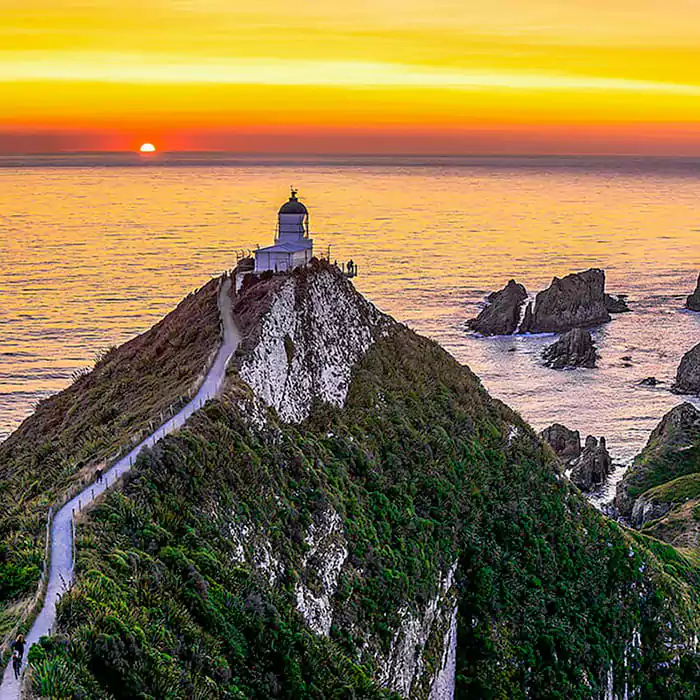 Nugget Point and Lighthouse